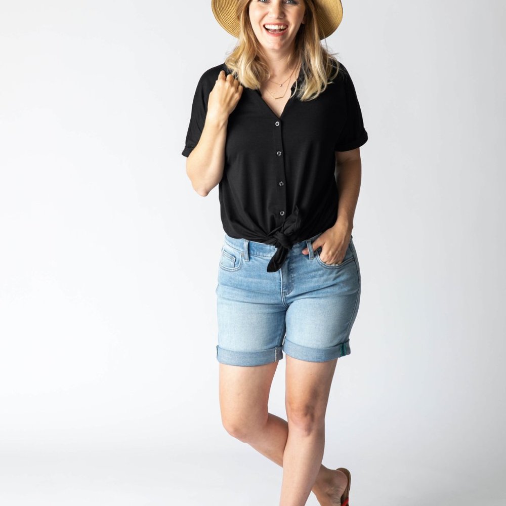 LLR Boyfriend Shorts - Size 28 - Picture 4 of 5